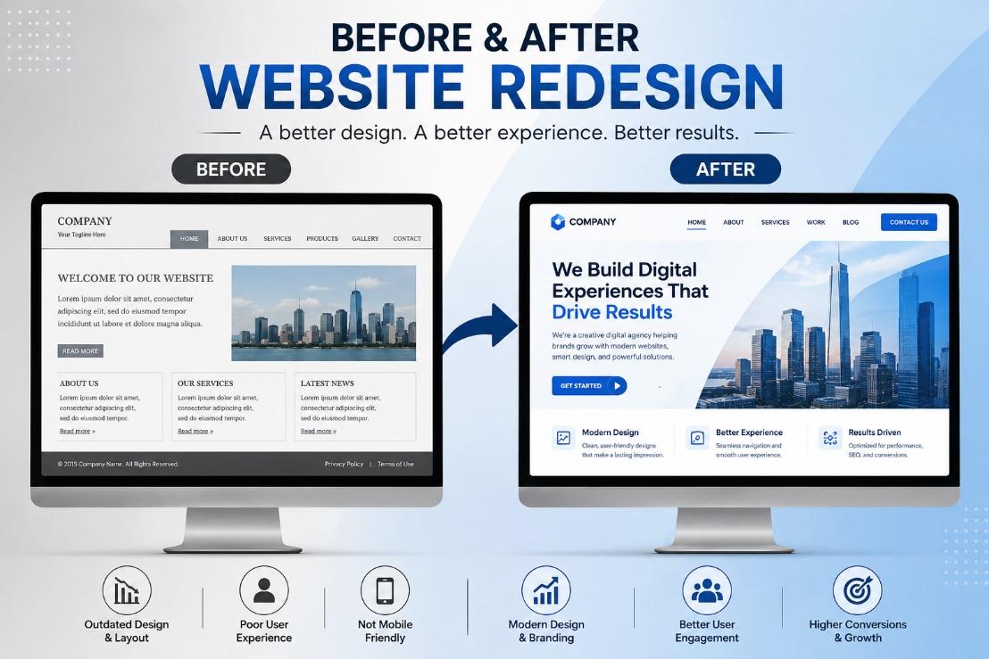 website redesign SEO benefits